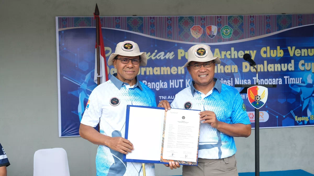 Resmikan Puma Archery Club, Wagub Johni Asadoma Buka Turnamen Panahan Danlanud El Tari Cup 2025