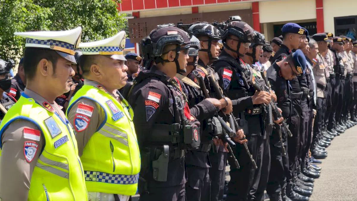 Hari Pertama Operasi Lilin Turangga 2025, Gangguan Kamtibmas di NTT Turun 22,5 Persen