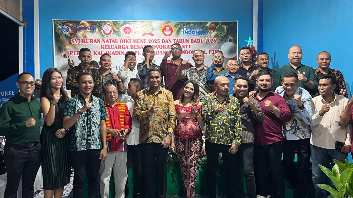 Natal Oikumene Advokat NTT, Tak Ada Lagi Sekat Organisasi, Bersatu Layani Keadilan untuk Masyarakat