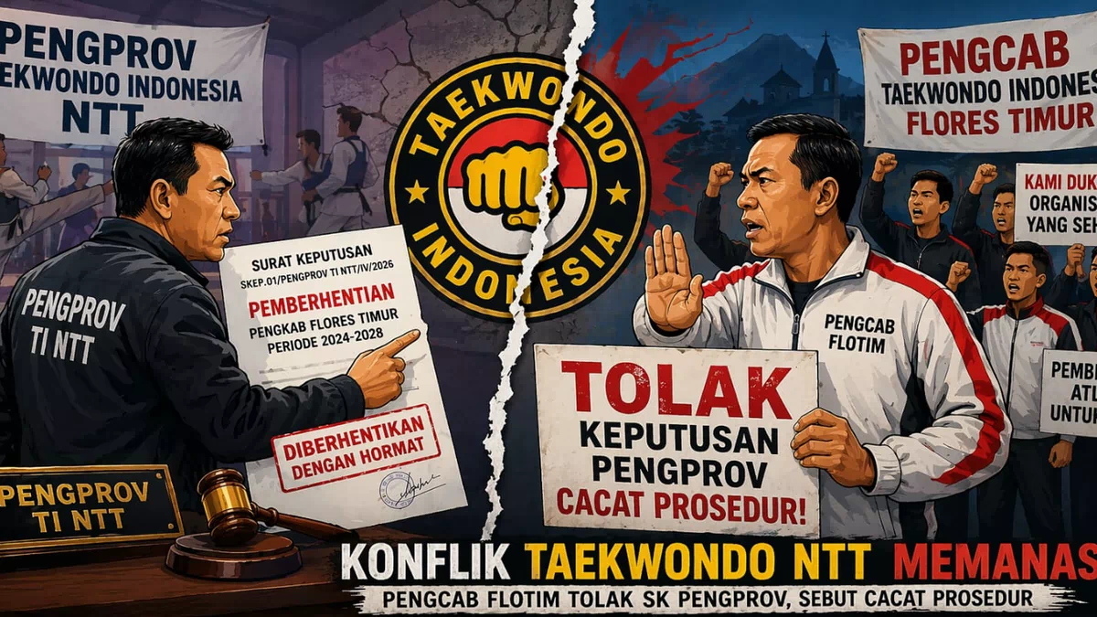 KONI Flores Timur Tegas di Tengah Kisruh Taekwondo NTT, Kepengurusan di Luar SK Resmi Dinyatakan Ilegal