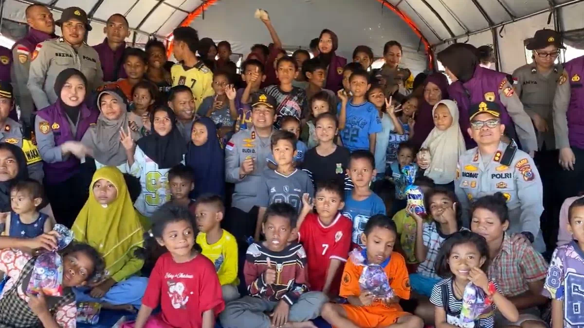 Kapolda NTT, Bencana Boleh Merusak Rumah, Jangan Biarkan Anak-Anak Kehilangan Harapan
