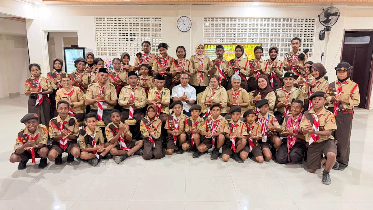 Wagub NTT Bekali Kontingen Pramuka Alor Menuju Jamnas 2026, Tekankan Disiplin dan Kebersamaan