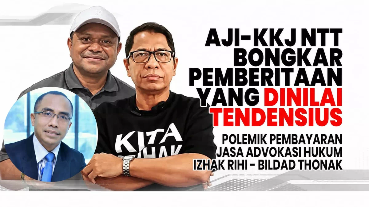 KKJ NTT dan AJI Kupang Soroti Pemberitaan Kasus Bildad Thonak Tolak Jurnalisme Tendensius