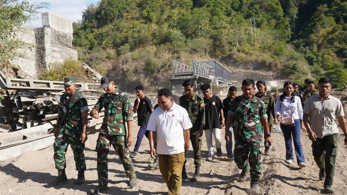TNI Mulai Bangun Empat Jembatan di Amfoang, PERMASKKU Apresiasi Respons Cepat Pemerintah Pusat