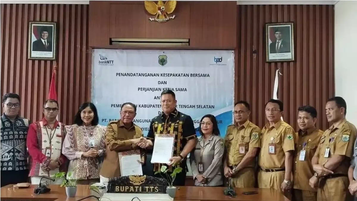 Bank NTT Digitalisasi Pembayaran Pajak, Bupati TTS Ajak Warga Taat Bayar Pajak Tepat Waktu