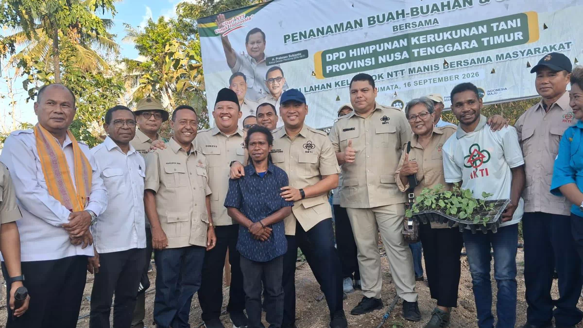 Ketum HKTI Sudaryono Temui Petani NTT Manis,Teknologi Jadi Kunci,Hasil Panen Berpeluang Dipasok ke MBG