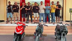 Jatanras Polresta Kupang Kota Bekuk Lima Remaja Diduga Komplotan Curanmor, Tiga Motor Diamankan