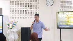 Berbagi Pengalaman Jambore Dunia, Dean Asadoma Motivasi Pramuka Alor di Kupang