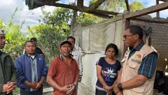Wagub Johni Asadoma Temui Warga Golo Worok, Percepatan Pendataan dan Bantuan Korban Gempa