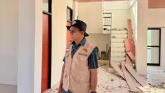 Wagub Johni Asadoma Sisir Lokasi Terdampak Gempa di Manggarai Minta Kerusakan Segera Didata