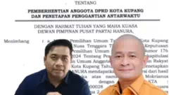 Ketua DPC Hanura Desak Ketua DPRD Kota Kupang Segera Proses PAW Mokris Lay