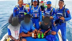 Ditpolairud Polda NTT Tangkap Tiga Terduga Pelaku Bom Ikan di Solor, Satu Buron