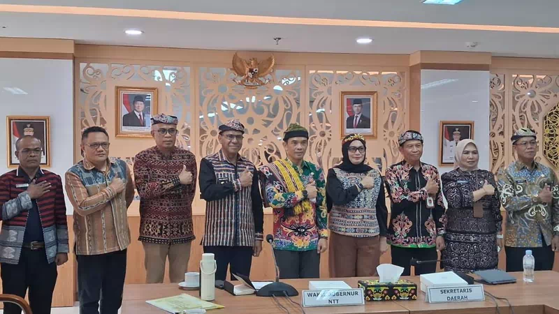 Wagub NTT Johni Asadoma Bersama SKALA dan Sekda Kaltara Bahas Pajak Kendaraan Air untuk Optimalkan PAD
