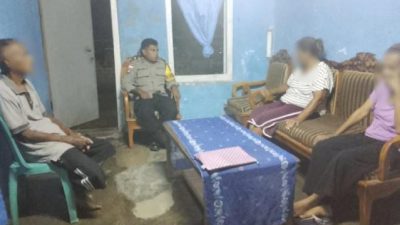 Anak Mabuk Maki Ibu Kandung, Bhabinkamtibmas Namosain Cepat Lakukan Mediasi