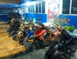 Bubarkan Balap Liar di Jembatan Selam Kupang, Polisi Jadi Korban Tabrakan, 7 unit Motor Diamankan