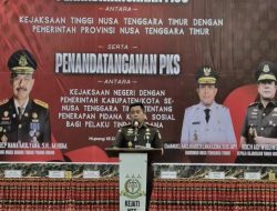 Kejati NTT dan Pemprov NTT Teken MoU Pidana Kerja Sosial, Dorong Sistem Peradilan Lebih Manusiawi