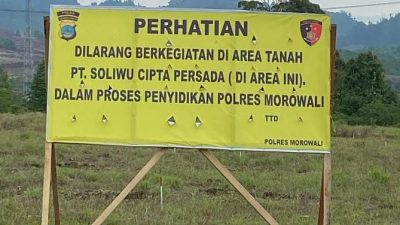 Pengacara PT Soliwu Cipta Persada Laporkan Adam Fahmi ke Polres Morowali atas Dugaan Pemalsuan Dokumen Tanah