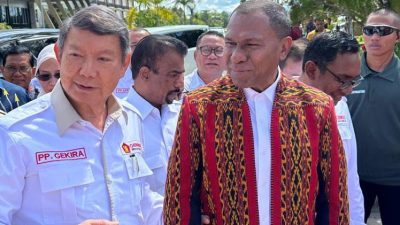 Natal Nasional Gerindra di Sorong, Wagub NTT Jhoni Asadoma Tampil Bersama Hasyim Djoyohadikusumo