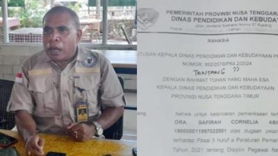 SK “Rahasia” Copot Kepsek SMKN 5 Kupang, Araksi NTT Desak Gubernur Pulihkan Jabatan dan Copot Kadis Pendidikan