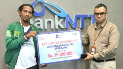 Bank NTT Cabang Lewoleba Salurkan Dana CSR untuk Rumah Ibadah di Lembata