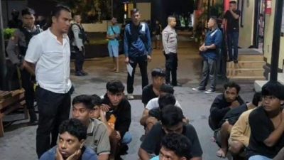 Polisi Gagalkan Tawuran Puluhan Pemuda di Oesapa Kupang, 24 Orang Diamankan