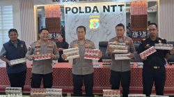 Polda NTT Gagalkan Peredaran 11 Juta Batang Rokok Ilegal Jaringan Internasional, 3 WNA China Jadi TSK