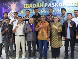Ibadah Paskah Bersama Ratusan Mahasiswa Alor di Kupang,Wagub NTT Tekankan SDM Unggul Generasi Muda