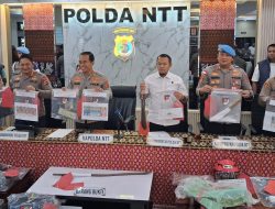 Polda NTT Ungkap 76 Kasus Kriminal dalam 5 Bulan, 87 Tersangka dan 245 Barang Bukti Diamankan di 19 Kabupaten/Kota