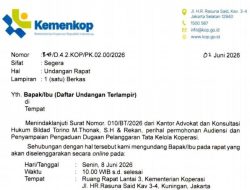 Kemenkop RI Jadwalkan Audiensi KSP Swasti Sari, Bildad Thonak, Kami Harap Forum Ini Objektif Urai Persoalan